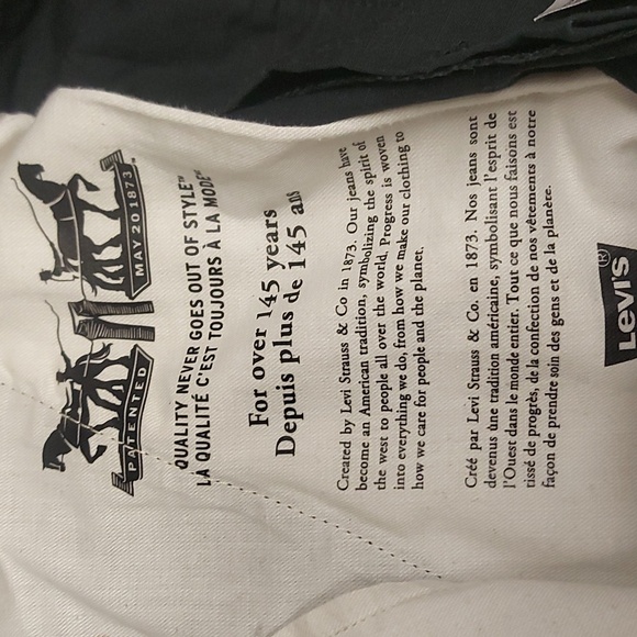 Men's Black Levi's ripstop cargo joggers - Picture 8 of 10